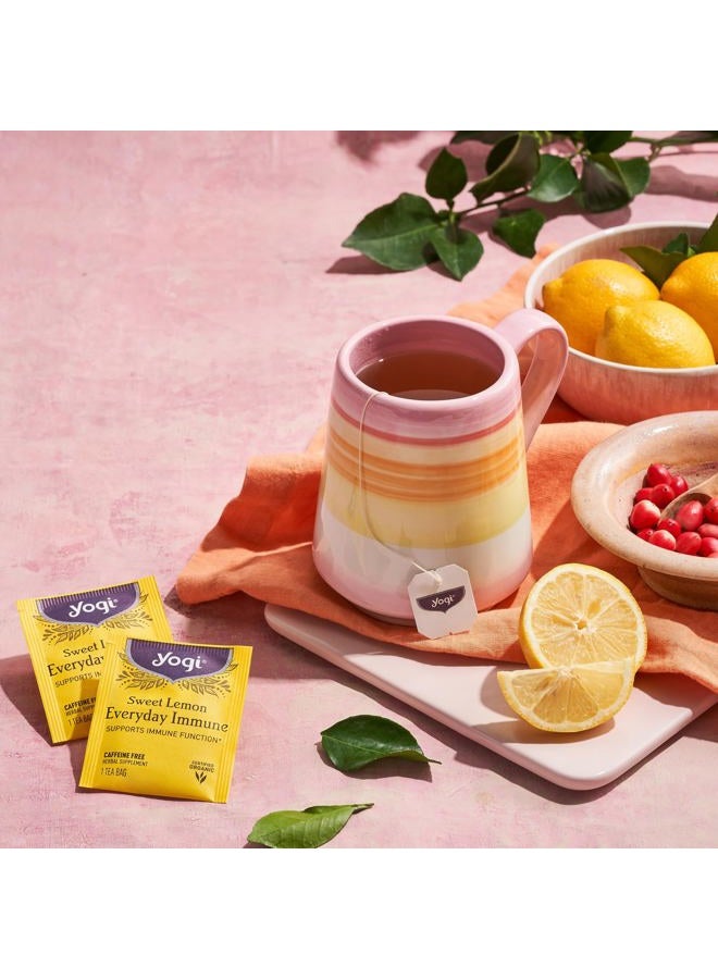 Yogi Tea شاي يوجي العضوي بنكهة الليمون الحلو للمناعة، 16 كيس - Image 5